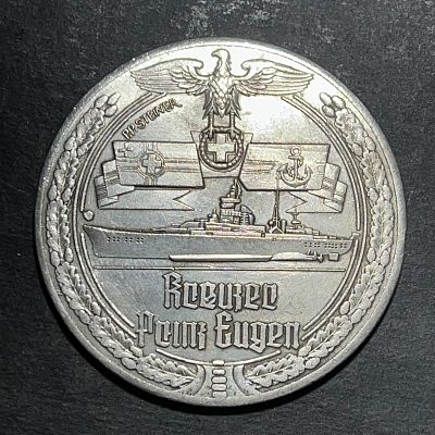 מדליית פליז משובצת כסף ממלחמת העולם השנייה, גרמניה, 1939-1945, הרייך השלישי