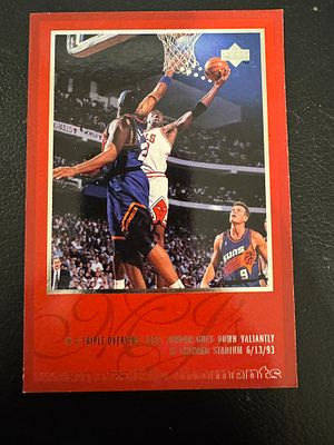 קלף גדול ומיוחד מייקל ג׳ורדן upper Deck 1997.