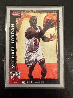 קלף מיוחד מייקל ג׳ורדן Fleer 2009.