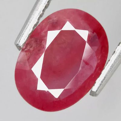 1.19Ct. Natural Gemstone Valentine Ruby Redish Pink Oval Winza, Tanzania Stunning(B097)