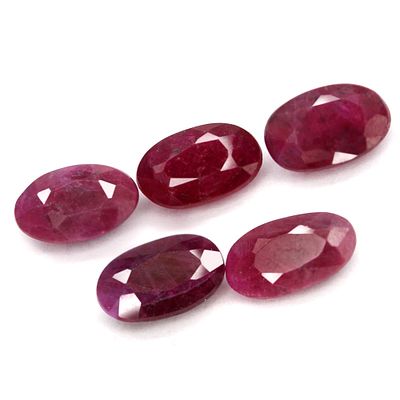 -1.26Ct. Natural Gemstone Ruby Top Red Oval Facet Normal Heated Winza, Tanzania(D345)