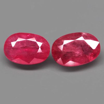 -1.30Ct. Natural Gemstone Ruby Pinkish Red Oval Normal Heated Winza, Tanzania(C276)