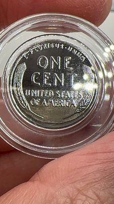 נדיר ביותר! פני רוטניום שחור 1943. 🪙 פני 1943 בציפוי **רוטניום שחור** מרהיב! ✨ פריט אספנות 