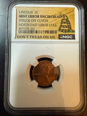 עלה כעת! 13. טעות נדירה! מדורגת NGC! סנט אמריקאי NGC שנת 1994
טעות נדירה – מטבע לינקולן סנט. • 