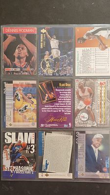 לוט תשע קלפים של כדורסל