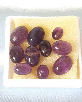 עלה כעת! מקבץ אבני אמאטיסט יפהפיות מחצבה מאפריקה מעל 100 קראט 
תעודה והערכה גבוהה בתעודה 2157 