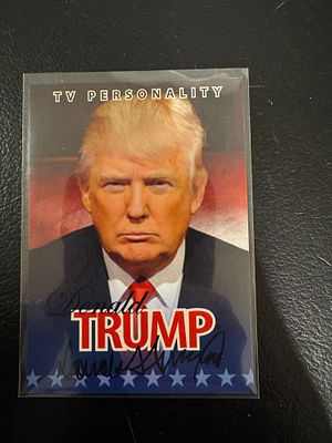 קלף מיוחד מסדרת ה life Time של הנשיא טראמפ.