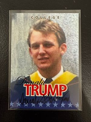 קלף מיוחד מסדרת ה life Time של הנשיא טראמפ