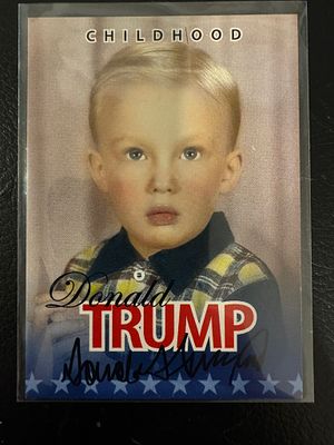 קלף מיוחד מסדרת ה life Time של הנשיא טראמפ