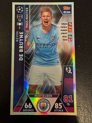 קלף מיוחד של קויין דה ברונה מהצ׳מפיון ליג.