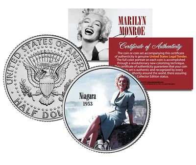 מטבע אמיתי סחיר מיוחד ונדיר של מרלין מונרו. מטבע חצי דולר