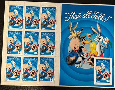 גיליון מרהיב עם כל הדמויות האייקוניות: באגס באני, דאפי דאק, טוויטי, סילבסטר ועוד!
עיצוב גדול 