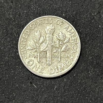 עלה כעת! ארה"ב 1964 
10 סנט (דיים) רווזולט כסף 0.900