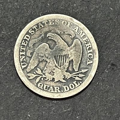 עלה כעת! ארה"ב 1873
רבע דולר כסף 0.900 מטבע דיי נדיר ומבוקש מאוד !!!!
