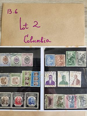 עלה כעת! Columbia. 1904 -1954. 71 MNH and canceled stamps .
מצ"ב מצוין עם דבק מקורי. נדיר.