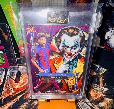 Lamine Yamal – 2024 Wild Card 5 Card Draw Stacked Deck Joker Rookie Card – 1/1. A Lamine Yamal 
