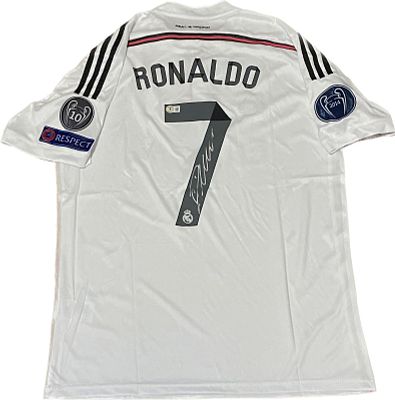 Cristiano Ronaldo – Signed Real Madrid 2014/15 Jersey – Beckett Authentication. Real Madrid 