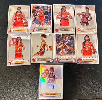 Lot of 9 Topps Chrome McDonald’s All American Cards – Includes Janiah Barker Autograph. Lot of 9 