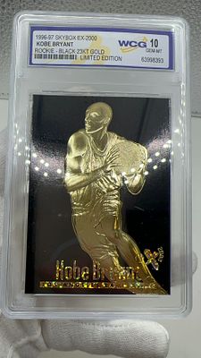 Kobe Bryant Rookie Goldקובי בראיינט- קלף נדיר!. 💎 נדיר! כרטיס **קובי בראיינט** רוקי 1996-97 