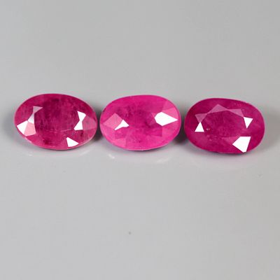 1.28Ct. Natural Gemstone Ruby Pink Oval Facet Normal Heated Winza, Tanzania(C338)