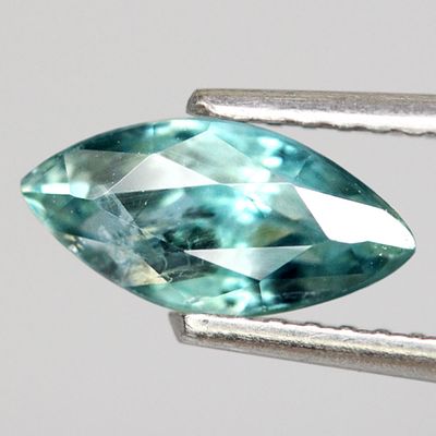 -1.63Ct. Natural Gemstone Zircon Greenish Blue Marquise Heated Cambodia Ravishing(C191)