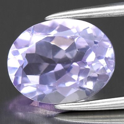 1.71ct 9x7mm VS Oval Natural Purple Amethyst - Unheated, Gorgeous Brazil Gem