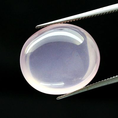 12.2ct Big Ravishing! Oval Cab Unheated Pink Rose Quartz Madagascar, Africa