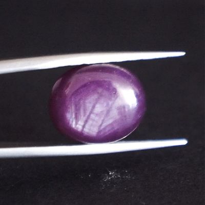 --19.09 ct-Natural UNHEATED Mozambique STAR Ruby Gemstone Cabochon Cut 10.2x8.9 mm