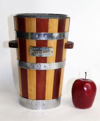 French Art Deco L. Mercier champagne bucket. Mid 20th century.11 1/2"h x 8"w overall