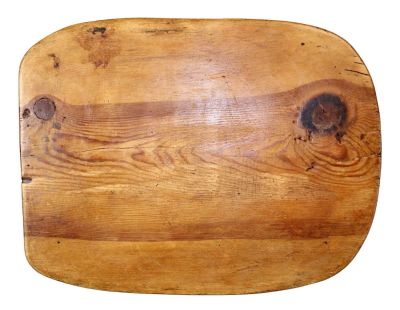 French Provincial pine bread board. Early 20th century. 19 1/2"h x 25"w