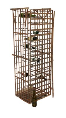 French bistro wine cellar cage. Early 20th century. 65 3/4"h x 22"w x 21 1/2"d