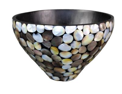 R & Y Augousti Paris mother of pearl bowl. R &amp; Y Augousti Paris mother of pearl bowl 6 1/4" 