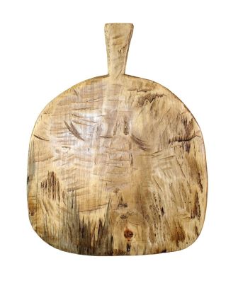 French Provincial bread board paddle with handle. 18" l x 14" w