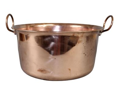 French Menesa 40cm copper pot with handles. French Menesa Normandy 40cm copper pot with handles. 