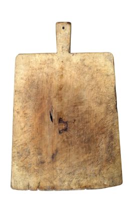 French wooden bread board 22" h x 15" w