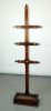 English Victorian hall stand coat tree in mahogany with brass hooks. Early 20th century. 77"h x Image - 1