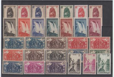 Французские колонии. Камерун 1939 г.YVERT №162-191 .Состояние **