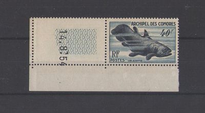 Французские колонии. Коморские о-ва 1954 г.YVERT №13 .Состояние **