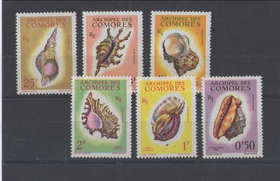 Французские колонии. Коморские о-ва 1962 г.YVERT №19-24 .Состояние **