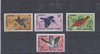 Французские колонии. Коморские о-ва 1967г.YVERT №41-44 .Состояние **
