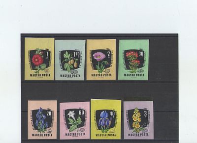 Венгрия 1961 г. Mi № 1799В-1806В, б/з. Состояние **