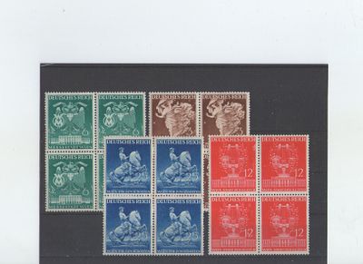 Германия 1941 г. Mi№ 768-771.квартблоки. Состояние **