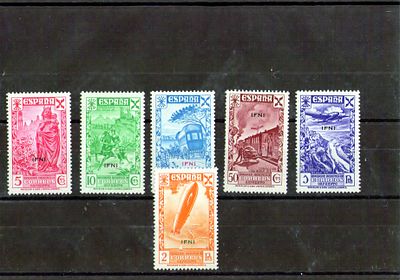 Испанские колонии. 1939 г. Ифни. Кат. Edifil № 1-6. Состояние **