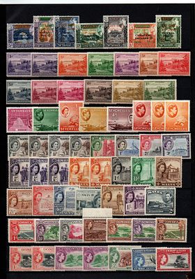 Британские колонии. Лот из >125 марок . Состояние*/**