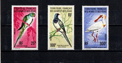 Французские колонии. Афар и Исса 1976 г. YVERT № 428-430 Состояние **