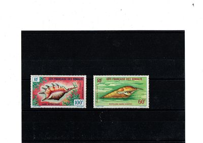 Французские колонии. Сомали 1962 г.YVERT №31-32 авиа .( кат. 25 €).Состояние **