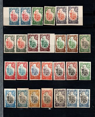 Французские колонии. Сомали 1902 г.Лот из 27 проб . Редкость.Состояние без клея, как выходили.