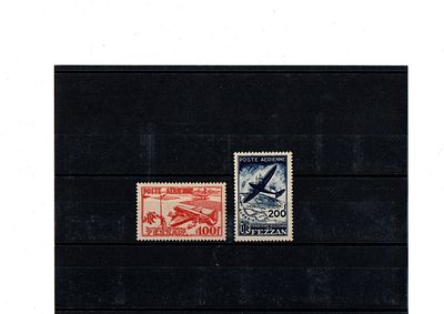 Французские колонии. Феццан 1948 г.YVERT №4-5 авиа .Состояние **