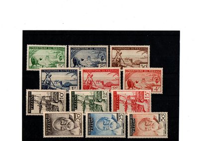 Французские колонии. Феццан 1951 г.YVERT №56-67 .Состояние **