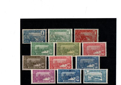 Французские колонии. Гваделупа 1922 г.YVERT №77-88 .Состояние */**